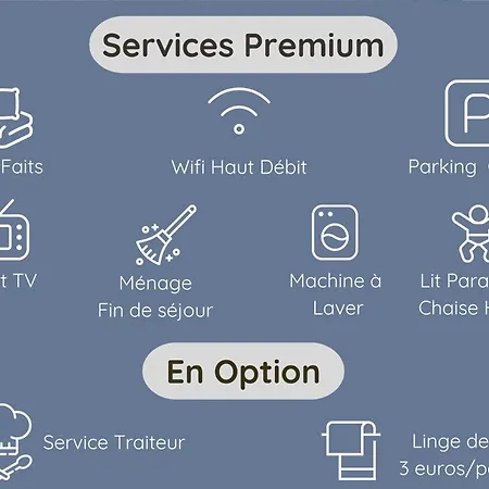 Holiday home Ideal Pro - Wifi Debit - Inclus - Commodites 5 Mn